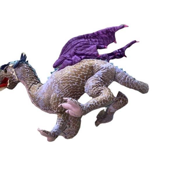 Purple dragon bendable, pretend play - Picture 5 of 6